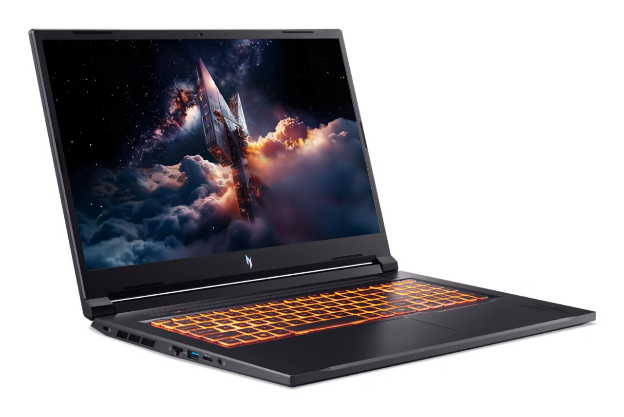 Acer Nitro V 17 AI ANV17-41 - AMD Ryzen 7 260 / 3.8 GHz - Win 11 Home - GeForce RTX 5060 - 16 GB RAM - 1.024 TB SSD NVMe - 43.9 cm (17.3)