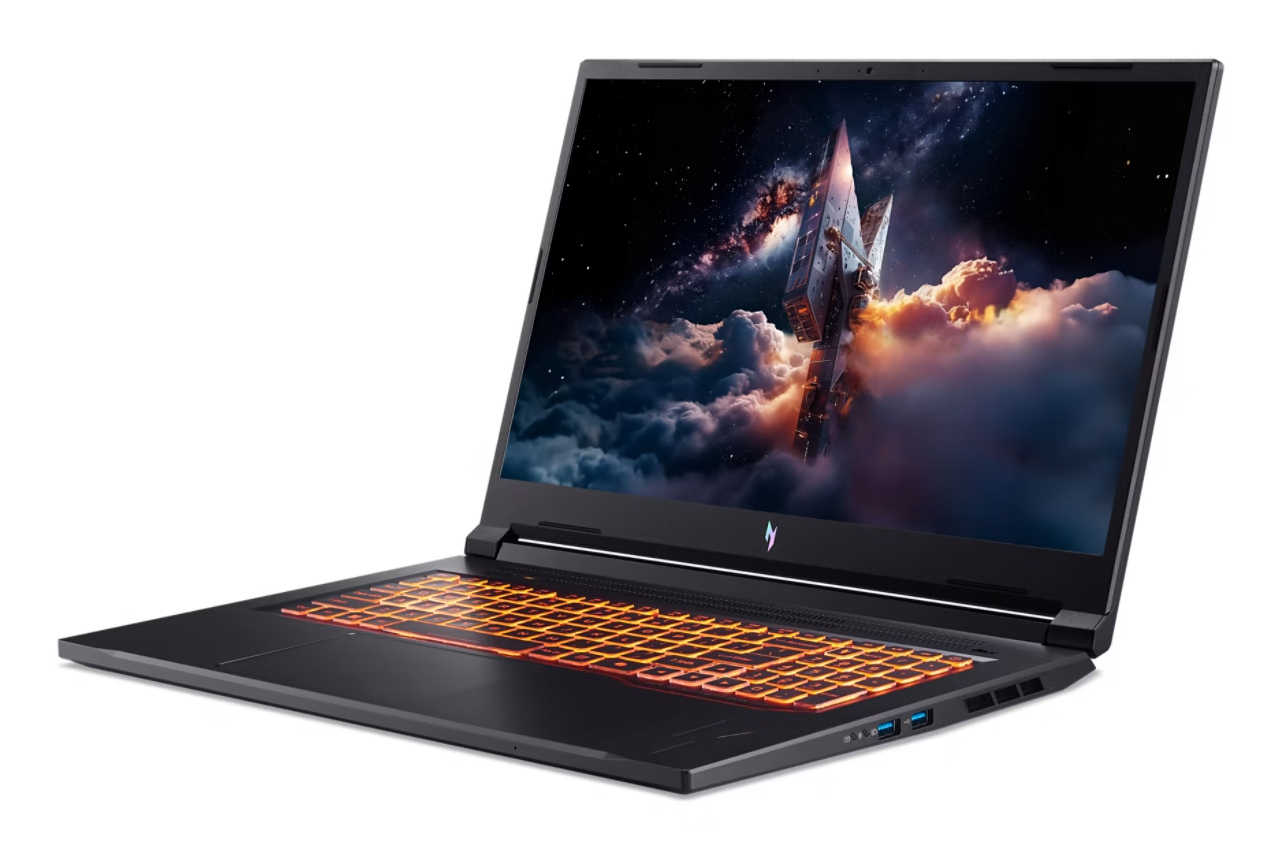 Acer Nitro V 17 AI ANV17-41 - AMD Ryzen 7 260 / 3.8 GHz - Win 11 Home - GeForce RTX 5060 - 16 GB RAM - 1.024 TB SSD NVMe - 43.9 cm (17.3)