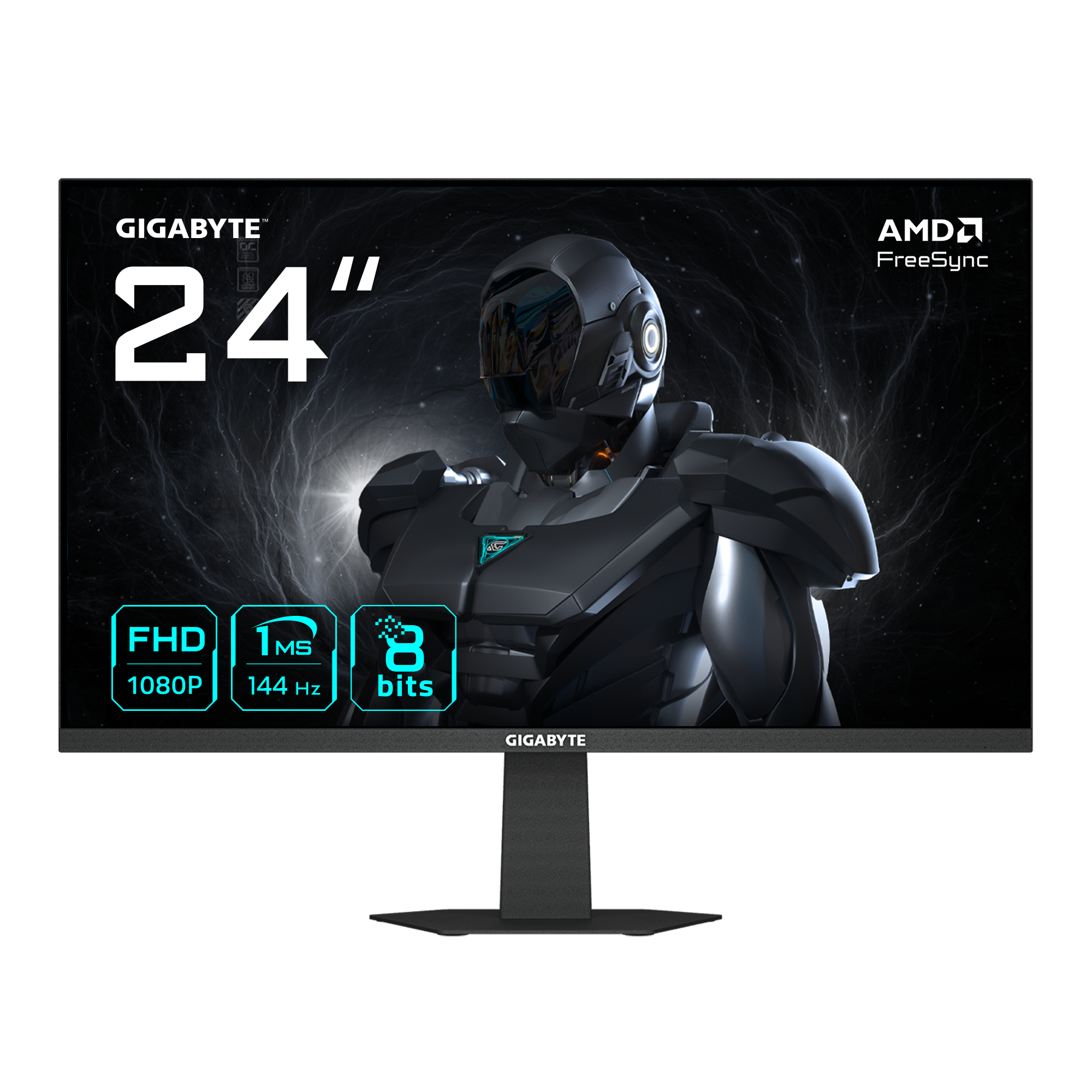 GIGABYTE GS24F14 Monitor Gaming 24 FHD - 1920 x 1080, 144Hz, 1ms, 300 cd/m�, HDMI 1.4, DisplayPort 1.2