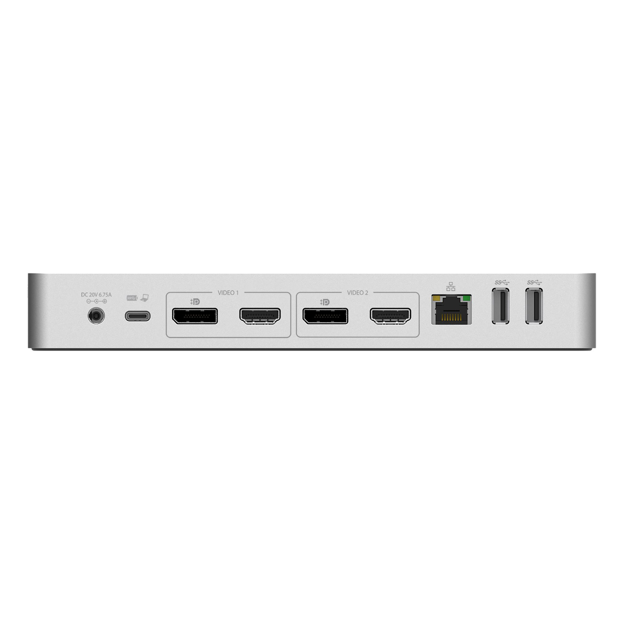 StarTech.com USB-A & USB-C Docking station - Hybrid Universal Laptop Dockingstation fr zwei Monitoren 4K60Hz HDMI & DP - USB 3.1 Hub, GbE - 60W Power Delivery - Windows, Mac & Chrome (DK30C2DPPDUE)