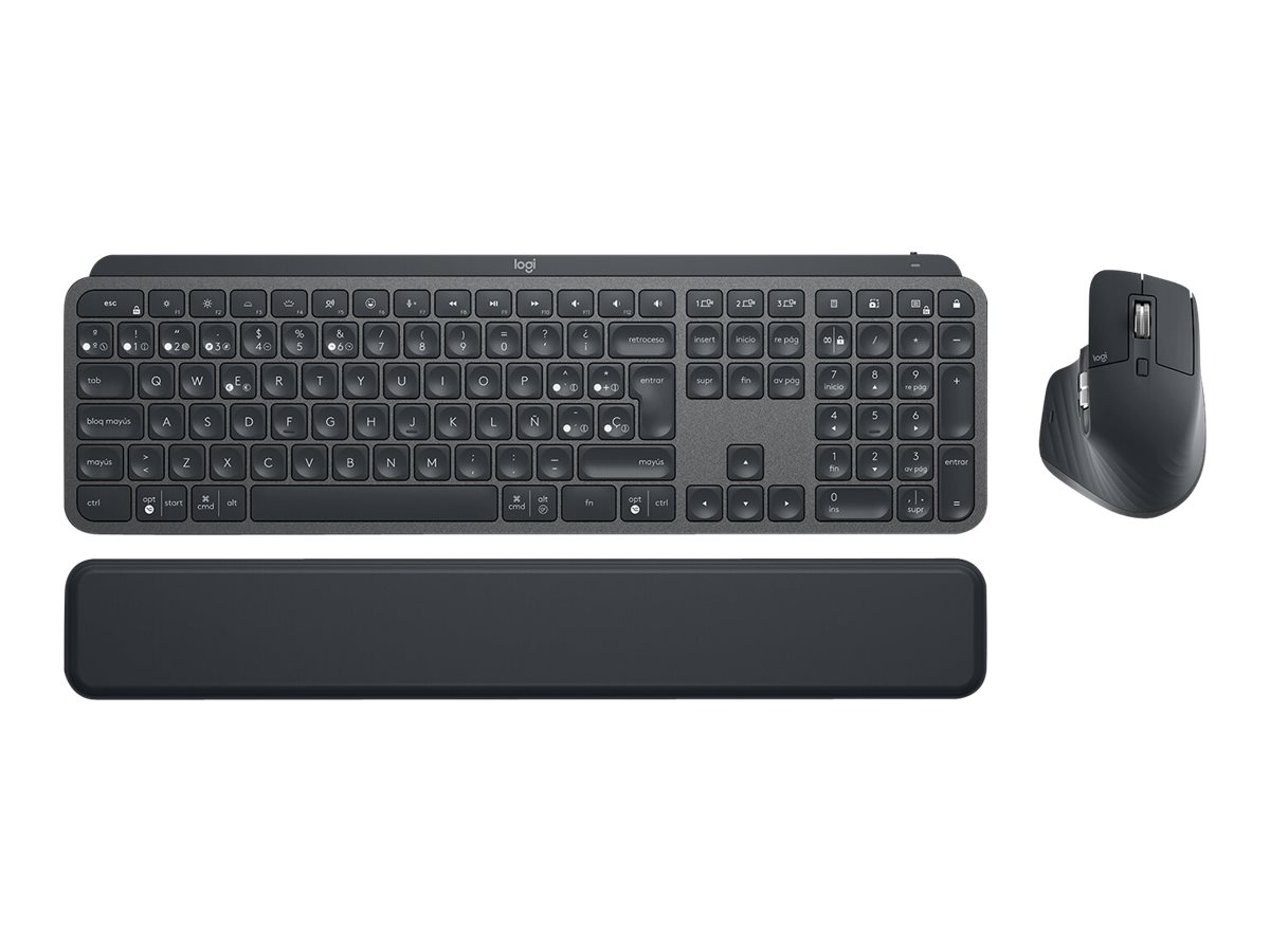 Logitech Mx Keys Combo For Business teclado Rat�n incluido Bluetooth QWERTY Espa�ol Grafito
