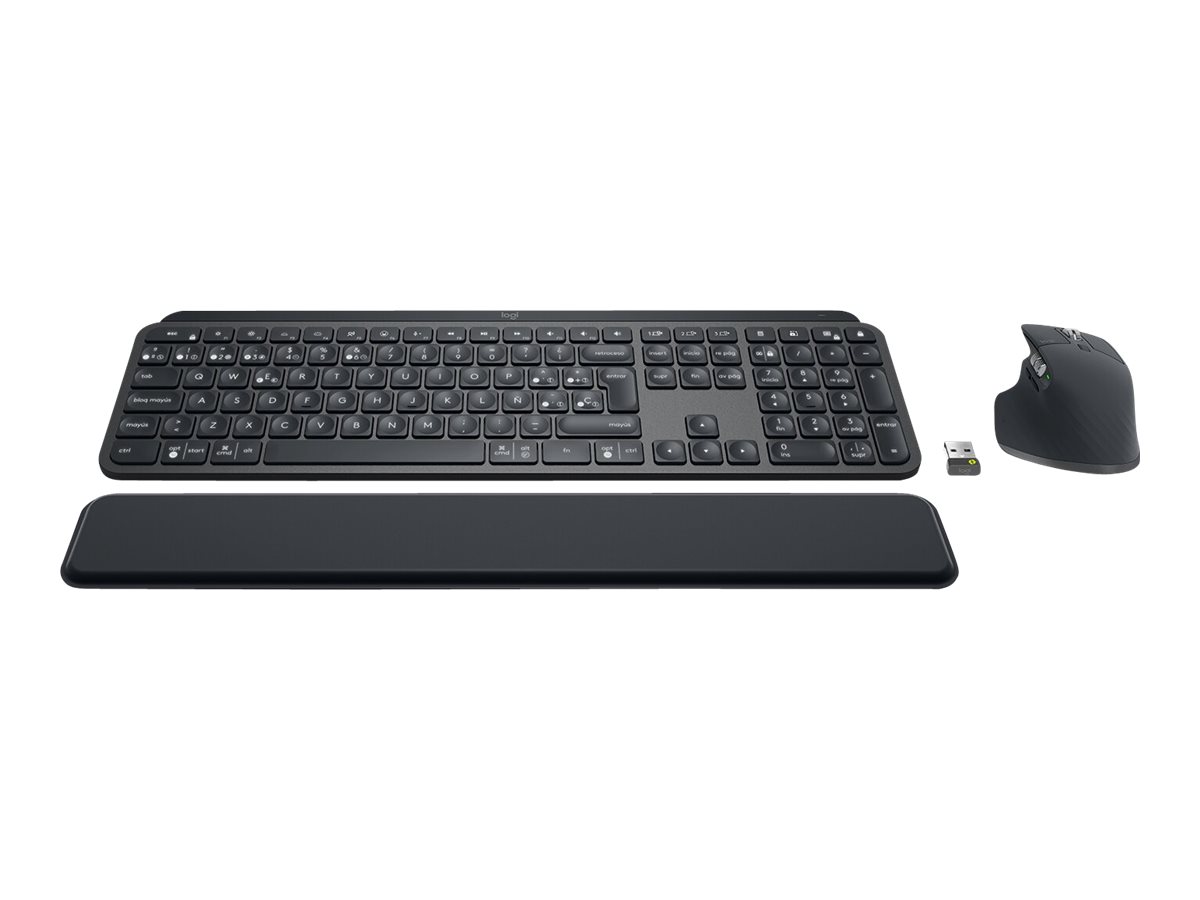 Logitech Mx Keys Combo For Business teclado Rat�n incluido Bluetooth QWERTY Espa�ol Grafito
