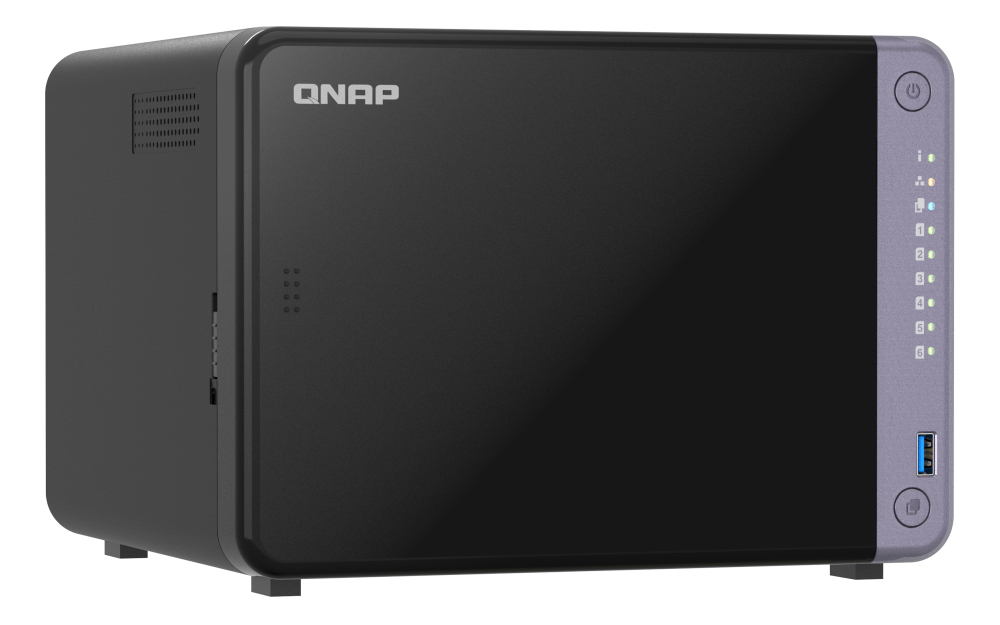 QNAP TS-632X-4G server NAS e di archiviazione Tower Alpine Alpine AL-524 4 GB DDR4 QNAP QTS Nero