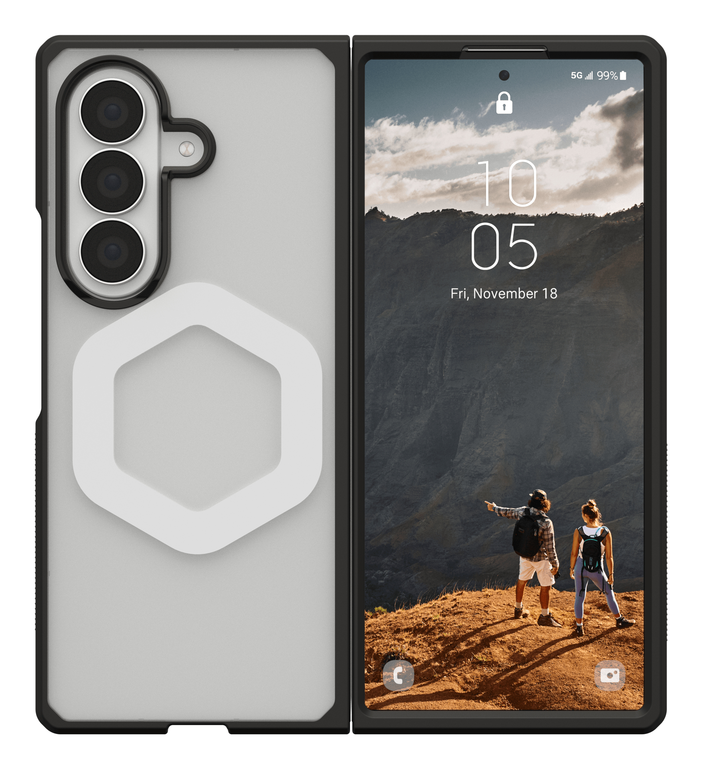 Urban Armor Gear 214560114343 custodia per cellulare 20,3 cm (8) Cover Bianco