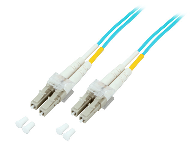 EFB Elektronik O0312.50 fibre optic cable 50 m LC OM3 Aqua colour