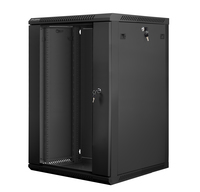 Lanberg WF01-6618-10B - Wandmontiertes Regal - 18U - 60 kg - 30 kg - Schwarz