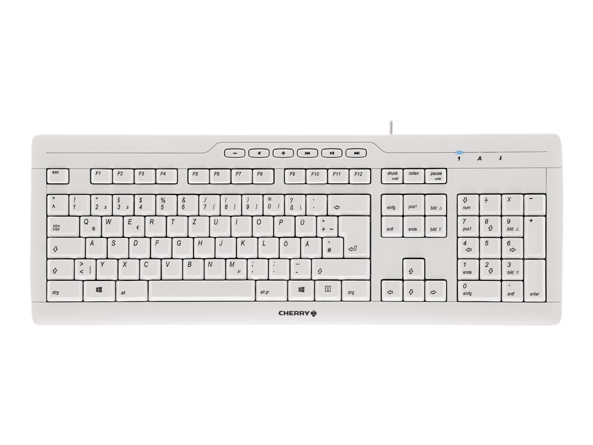 CHERRY STREAM 3.0 tastiera Ufficio USB QWERTY Italiano Grigio