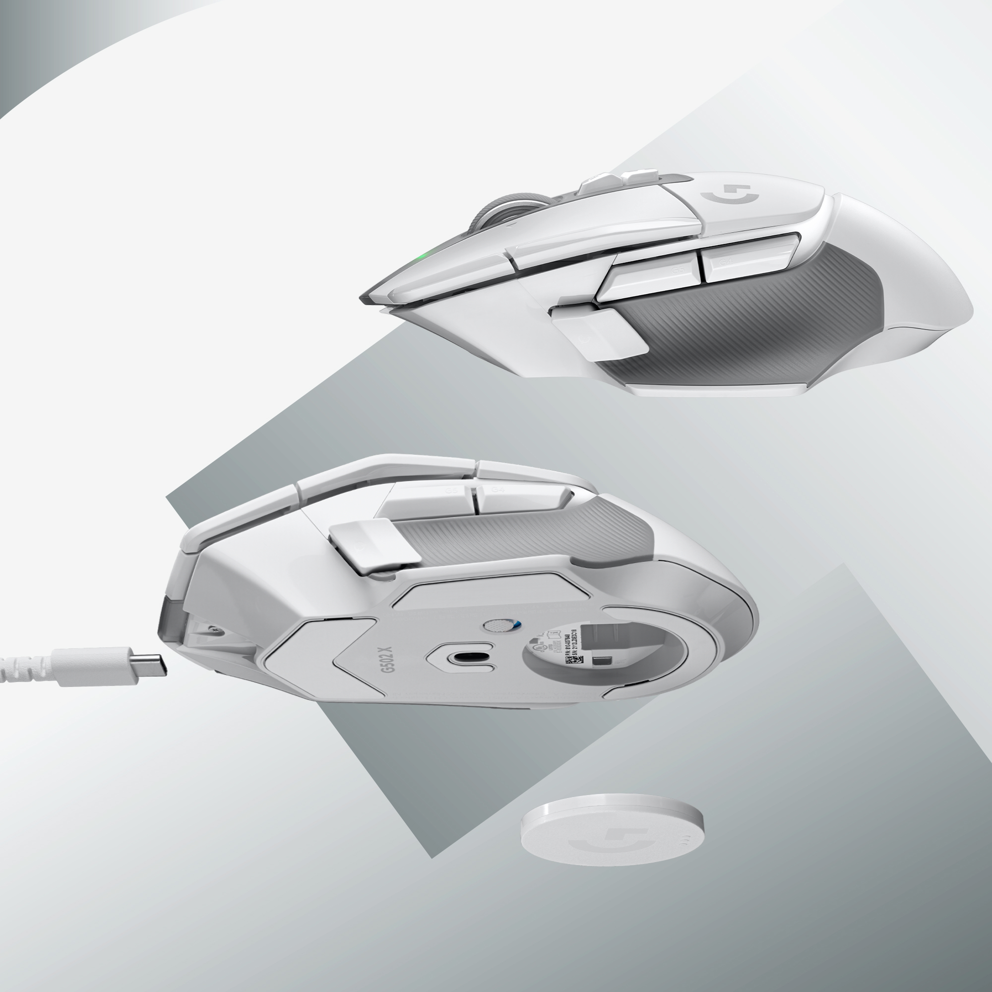 ▷ Logitech G G502 X Lightspeed souris Droitier RF sans fil Optique 25600  DPI