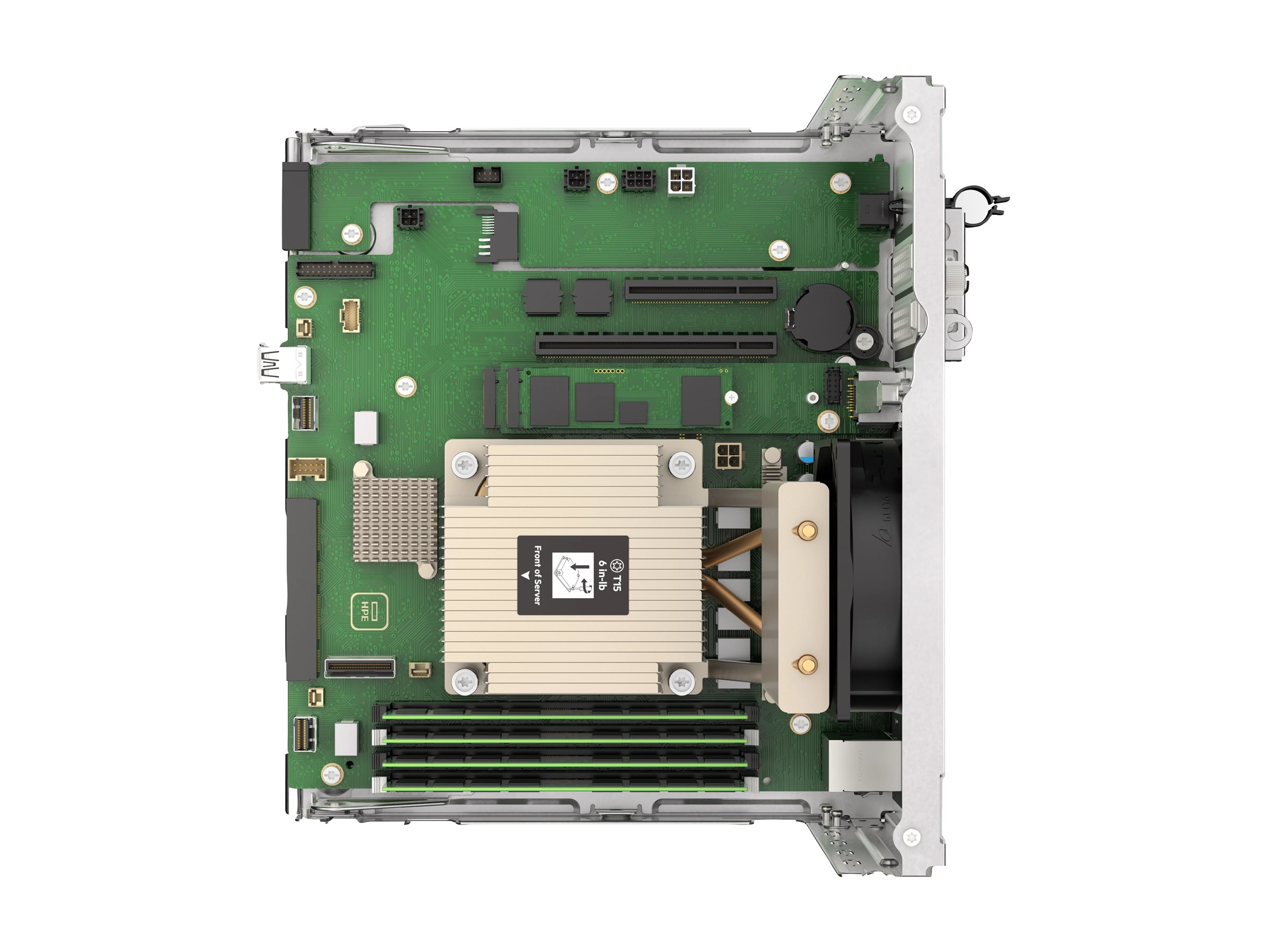 HPE ProLiant MicroServer Gen11 - Server - Rack-Montage - 1-Weg - 1 x Pentium Gold G7400 / 3.7 GHz - RAM 16 GB - SATA - nicht Hot-Swap-fhig 8.9 cm (3.5)