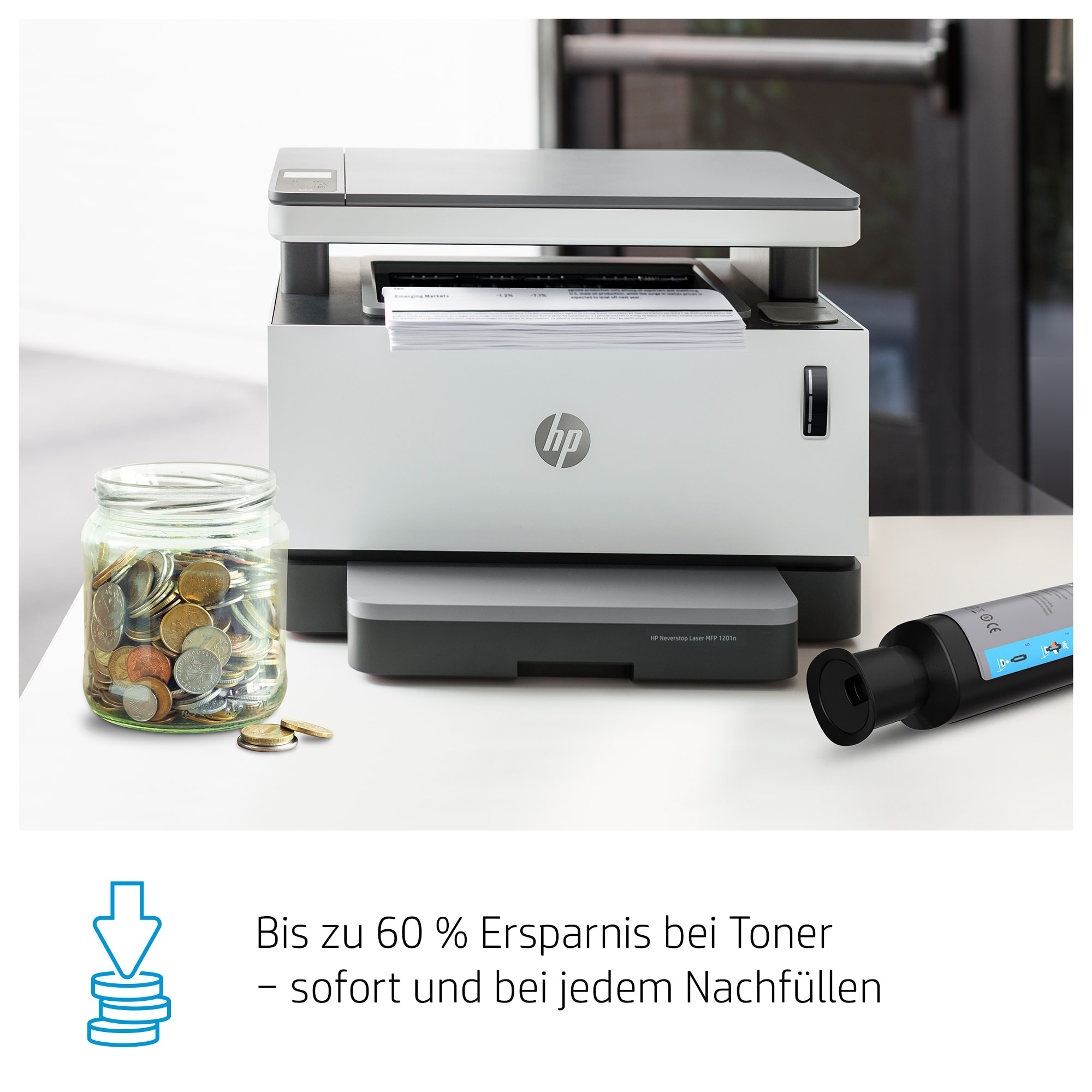 HP Neverstop Laser Imprimante multifonction 1201n, Impression, copie, numrisation, Numrisation vers PDF