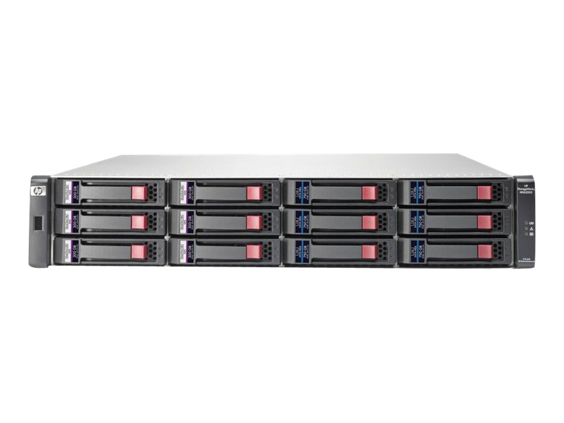 HPE StorageWorks Modular Smart Array 2012 3.5-in Drive Bay DC-power Chassis - Speichergehuse - 12 Schchte (SATA-300 / SAS)