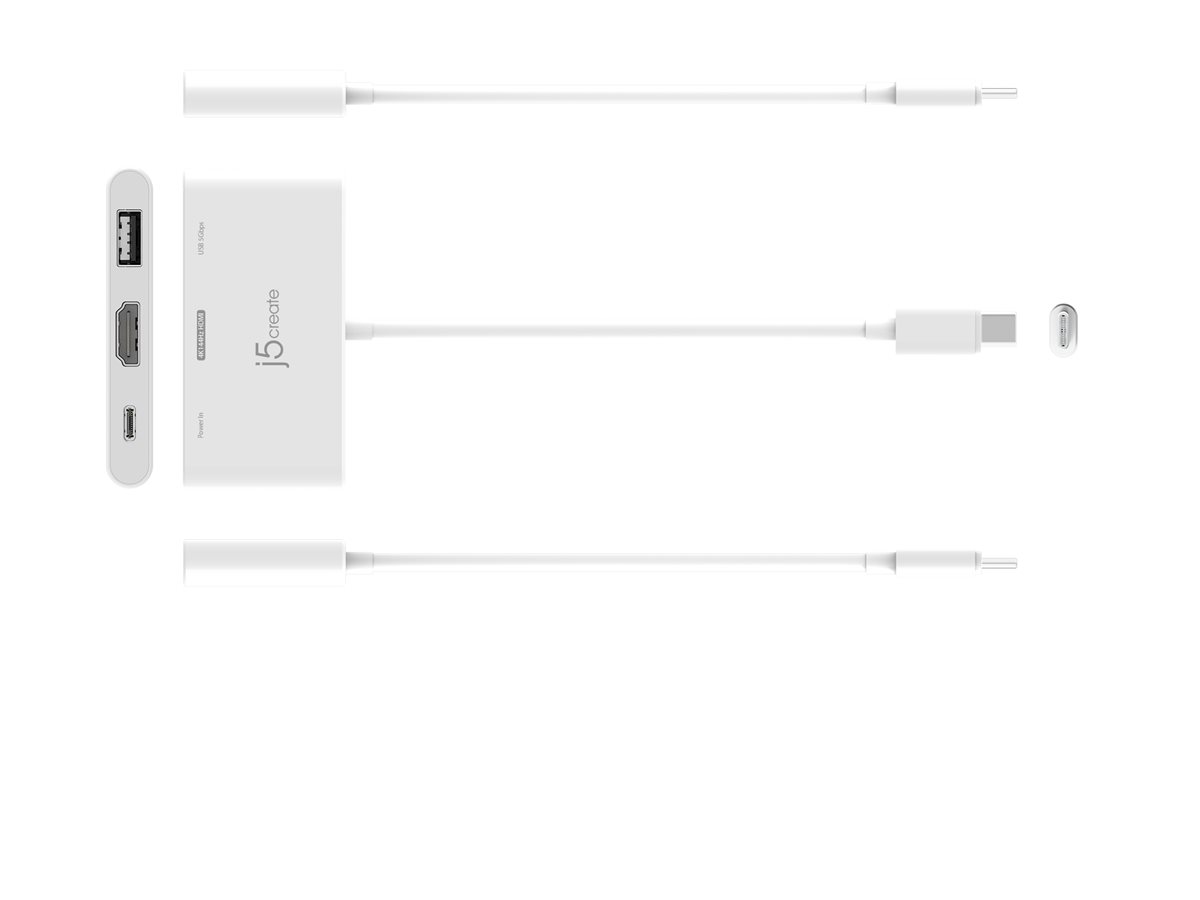 j5create JCA399 USB-C� to HDMI 4K144Hz & USB 3.2 with Power Delivery 100W, Black