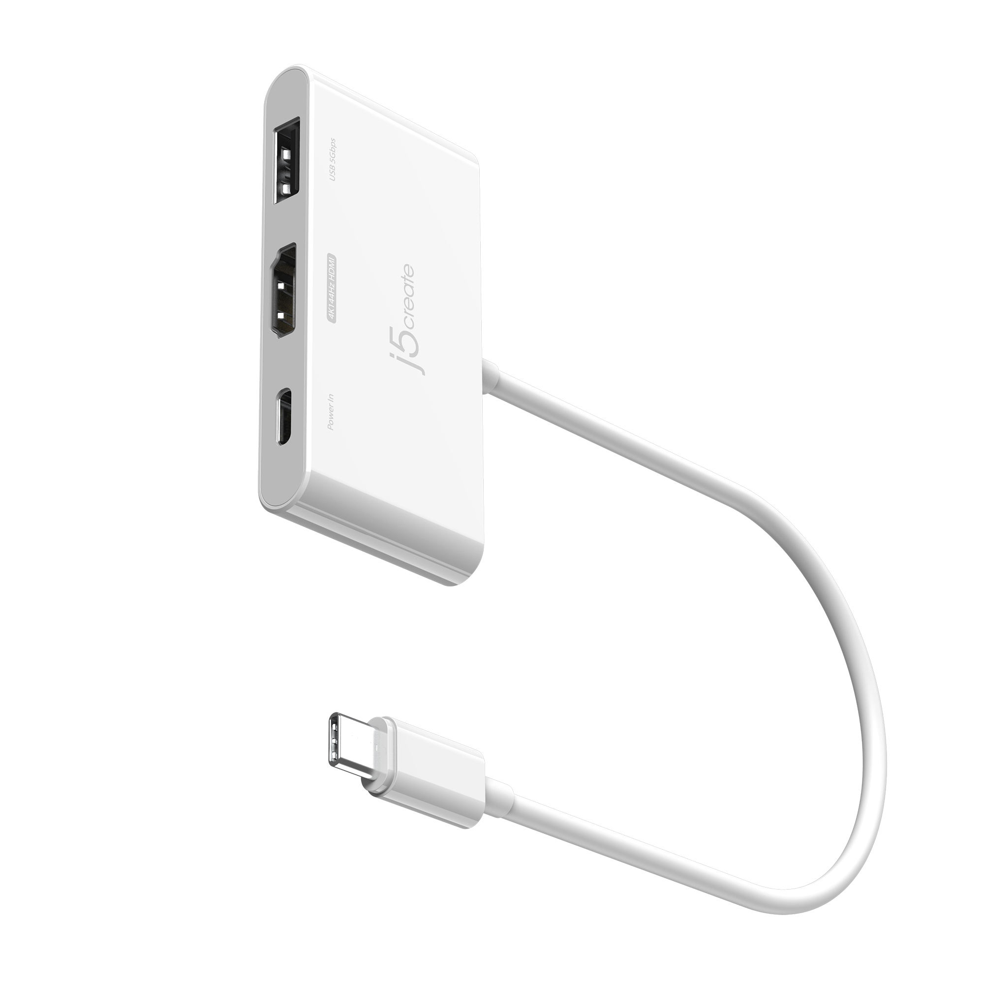 j5create JCA399 USB-C� to HDMI 4K144Hz & USB 3.2 with Power Delivery 100W, Black