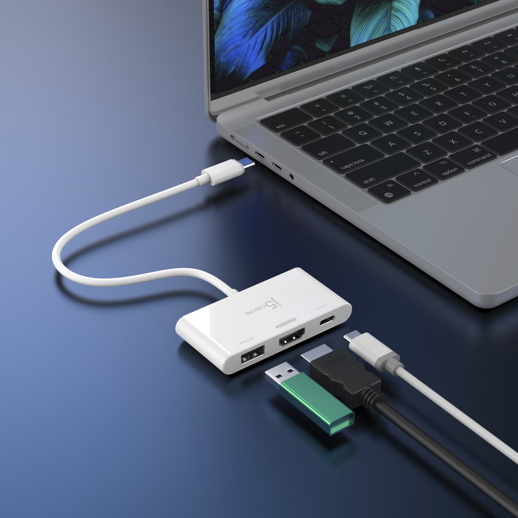j5create JCA399 USB-C� to HDMI 4K144Hz & USB 3.2 with Power Delivery 100W, Black