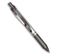 Pentel Energel XM Klick Bolgrafo retrctil con clip Negro 12 pieza(s)
