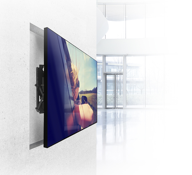 B-TECH Befestigungskit (Wandmontage) - Pop-out - f�r LCD-Display - flach, mit Mikroanpassung - Schwarz - Bildschirmgr��e: bis zu 106,7 cm (bis zu 42 Zoll)