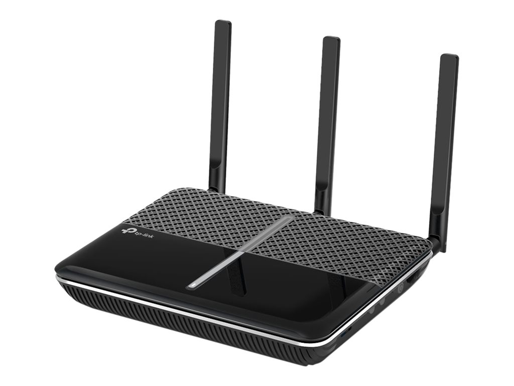 TP-LINK Archer VR2100v V1 - Wireless Router - DSL-Modem - 4-Port-Switch - GigE, DECT - WAN-Ports: 2 - 802.11a/b/g/n/ac, DECT - Dual-Band - VoIP-Telefonadapter (DECT)
