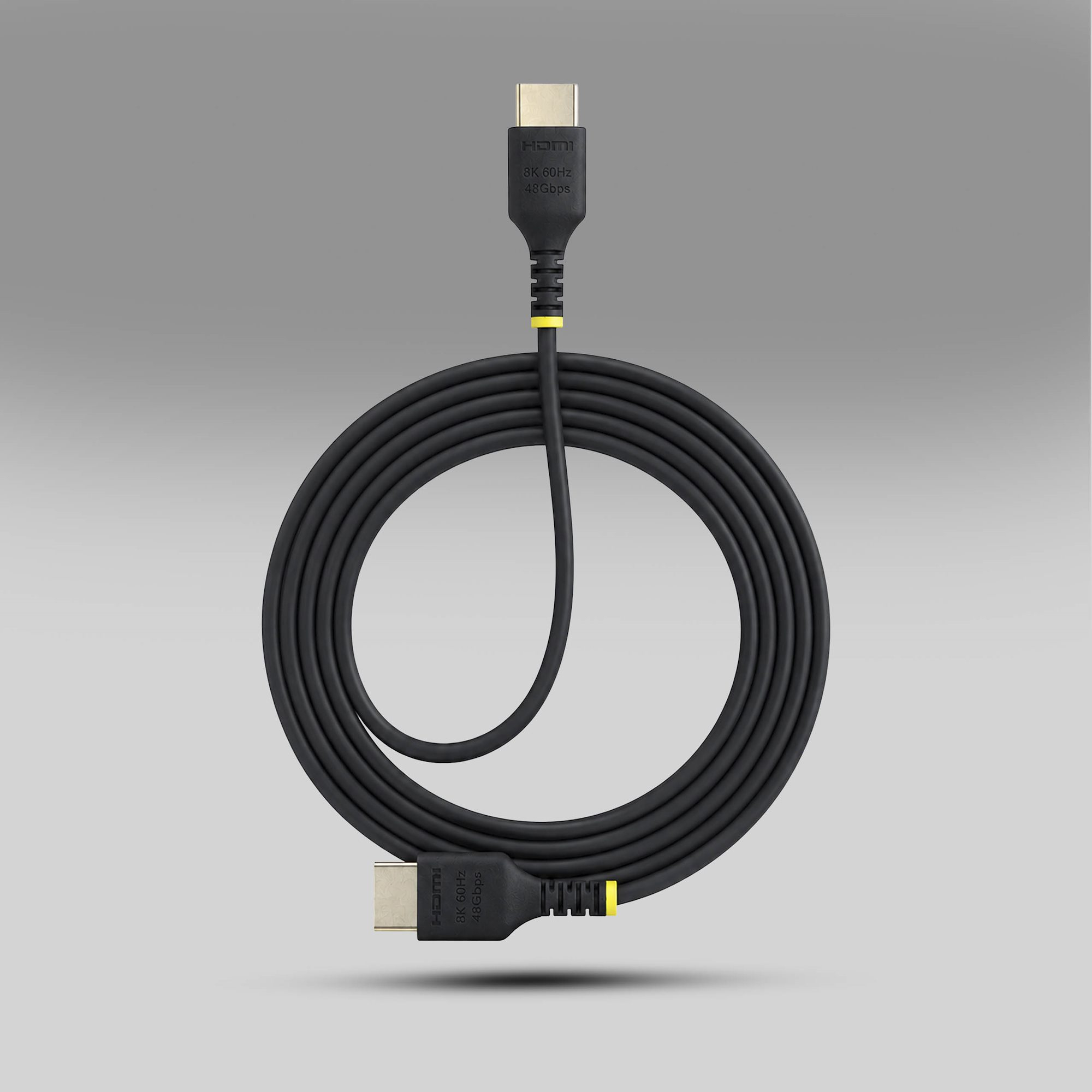 StarTech.com Cable HDMI 2.1 Ultrafino y Flexible de 2m - 8K 60Hz/4K 120Hz - 48Gbps HDR10+ eARC - Ultra Alta Velocidad - Certificado