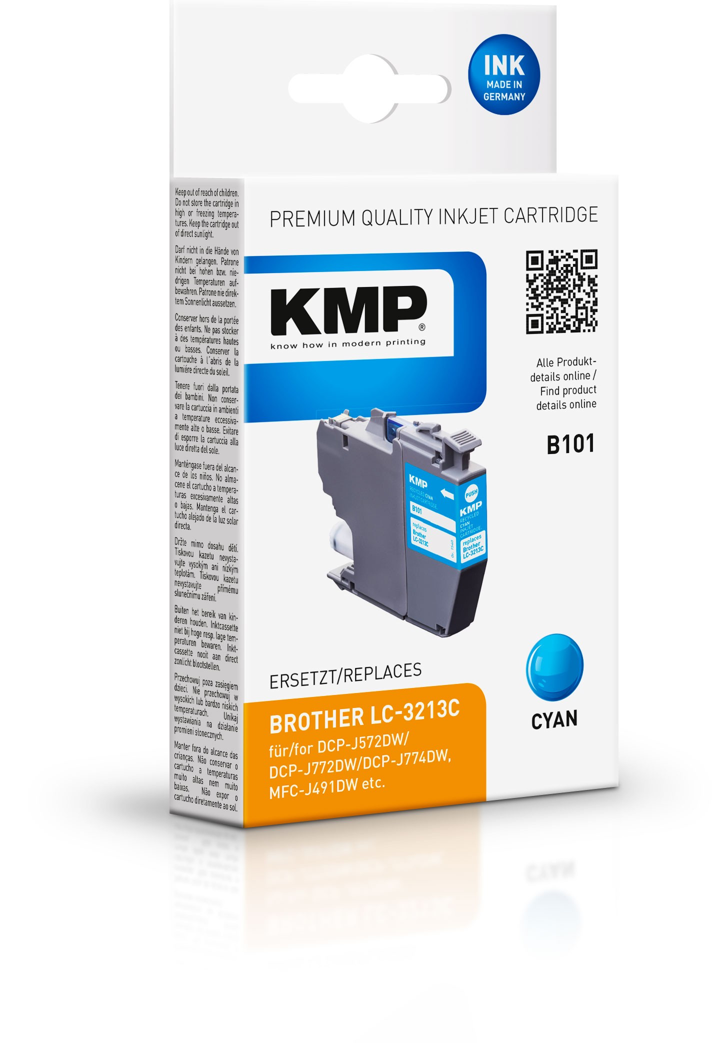 KMP 1540,4003 ink cartridge 1 pc(s) Compatible Cyan