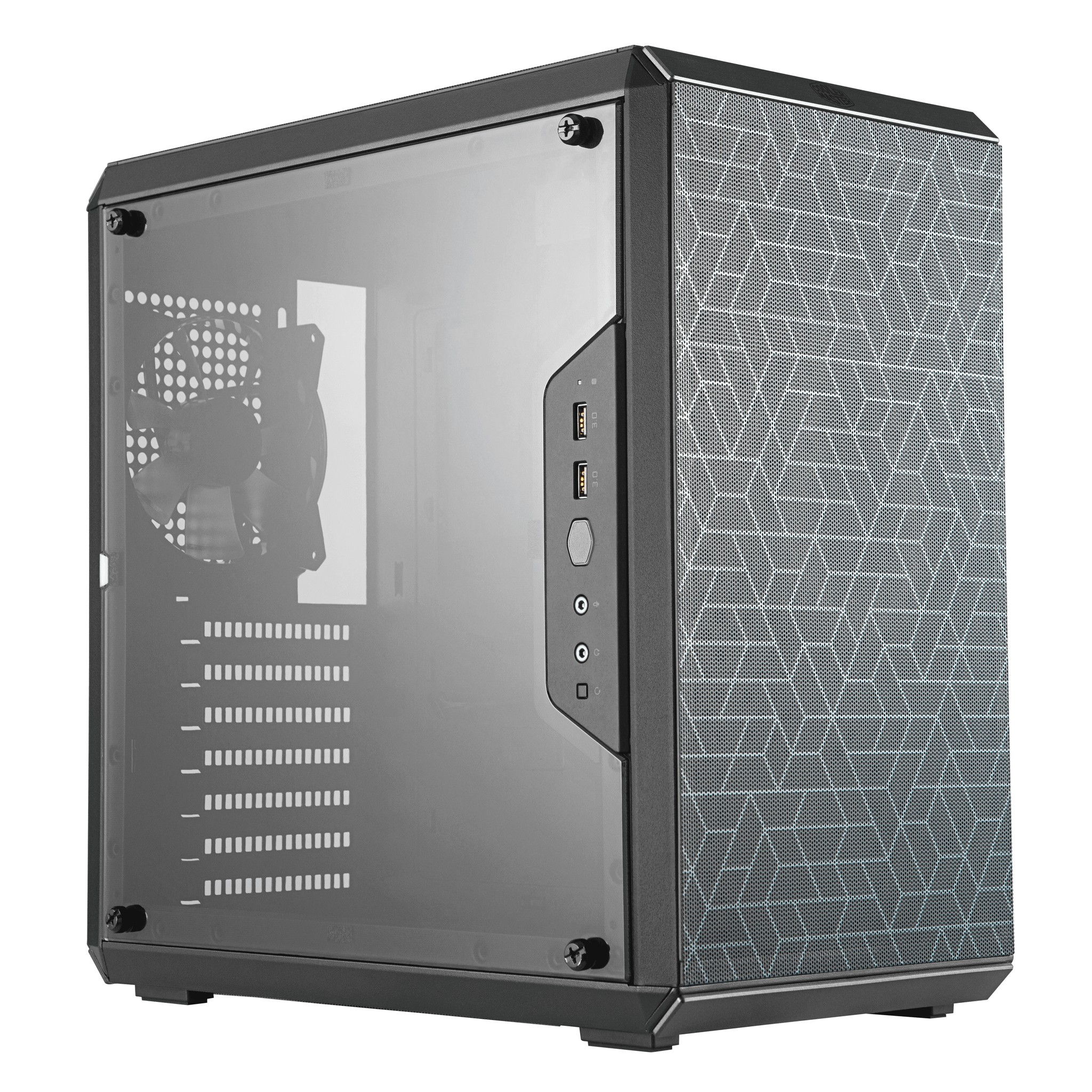 Cooler Master MasterBox Q500L - Tower - ATX - Seitenteil mit Fenster (Acryl)