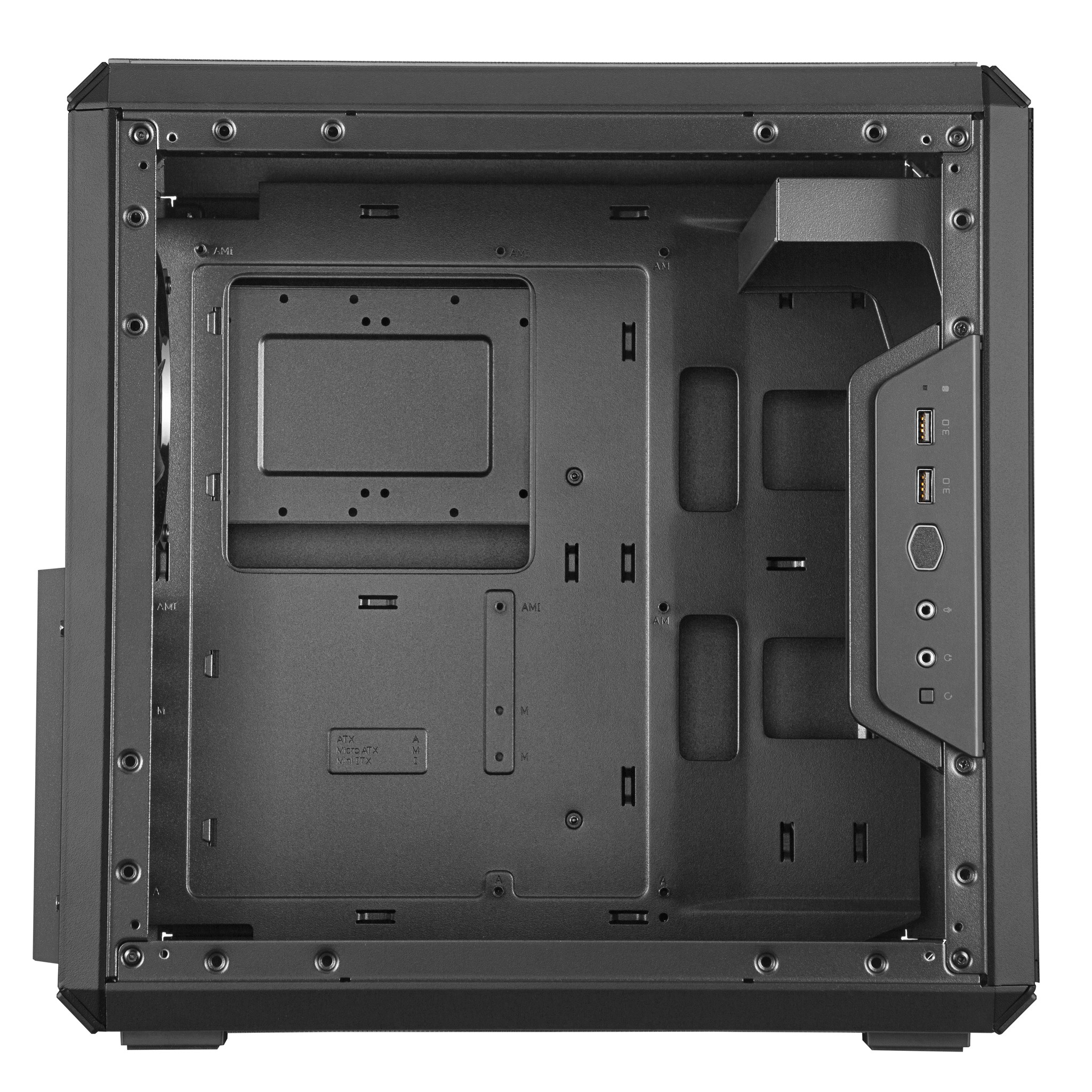 Cooler Master MasterBox Q500L - Tower - ATX - Seitenteil mit Fenster (Acryl)