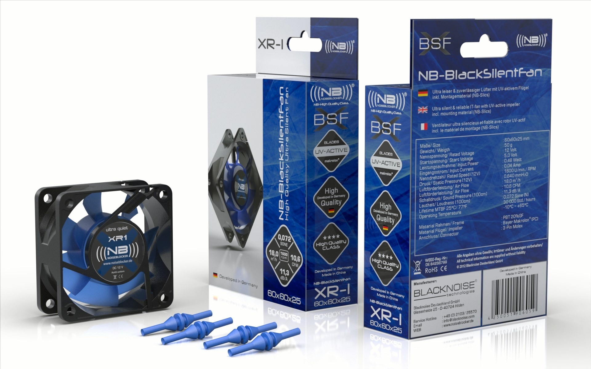 Blacknoise BlackSilentFan XR-2 - Gehuselfter