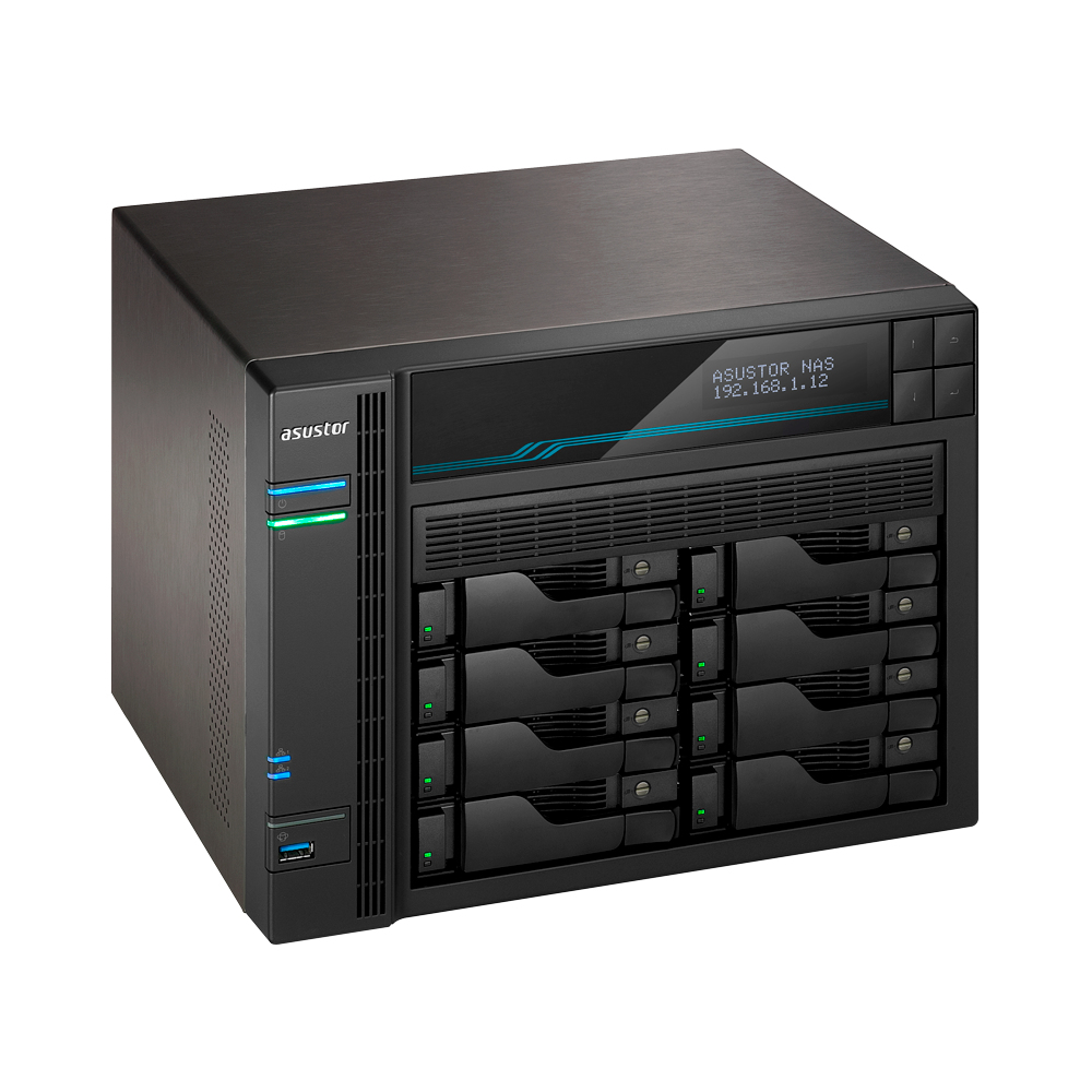 Asustor Lockerstor 10 AS6510T NAS Torre Ethernet Negro C3538