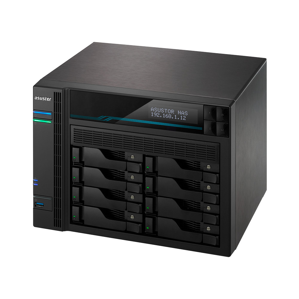 Asustor Lockerstor 10 AS6510T NAS Torre Ethernet Negro C3538