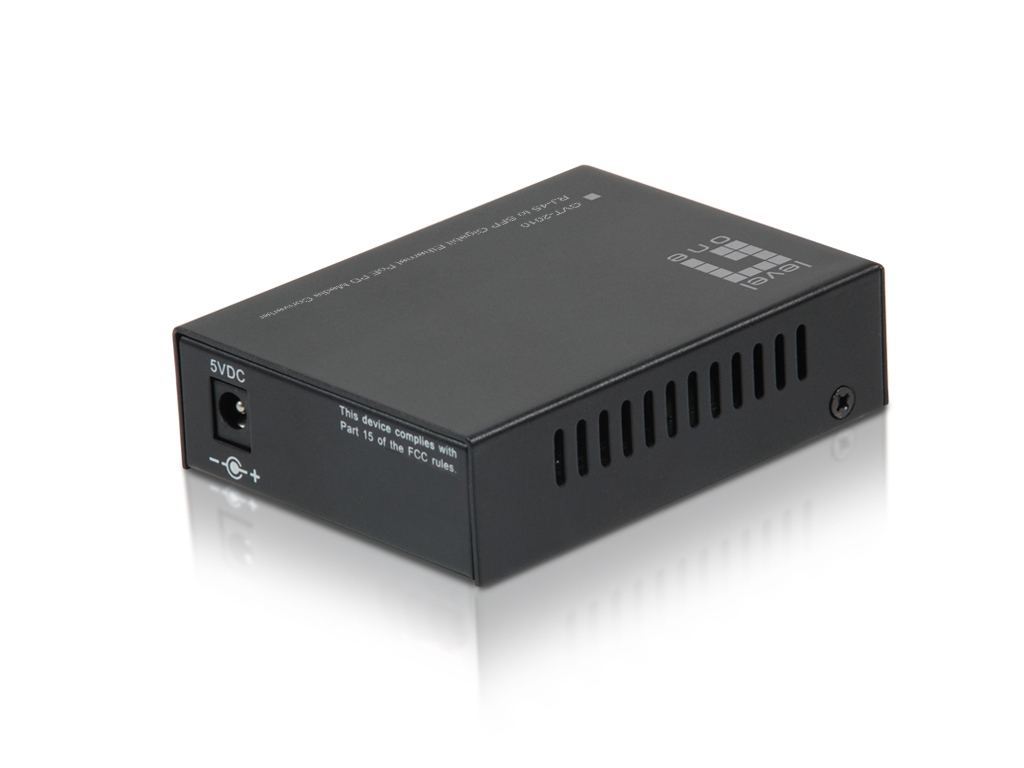 LevelOne GVT-2010 convertidor de medio Negro