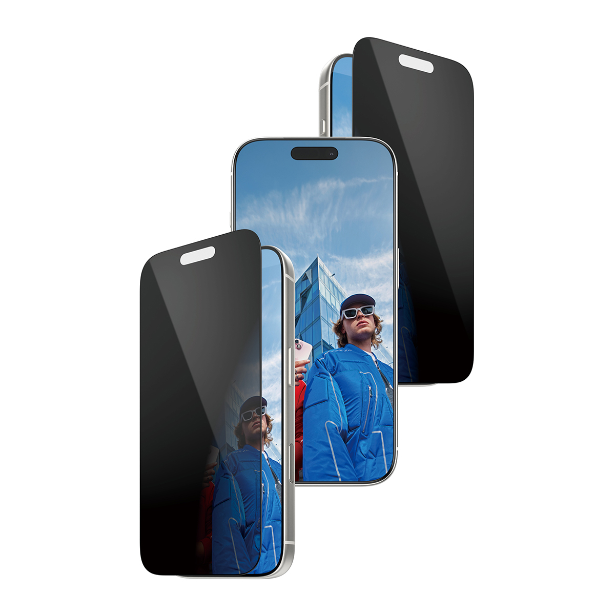 PanzerGlass Privacy Screen Protector w. black Frame iPhone 17 Pro Ultra-Wide Fit