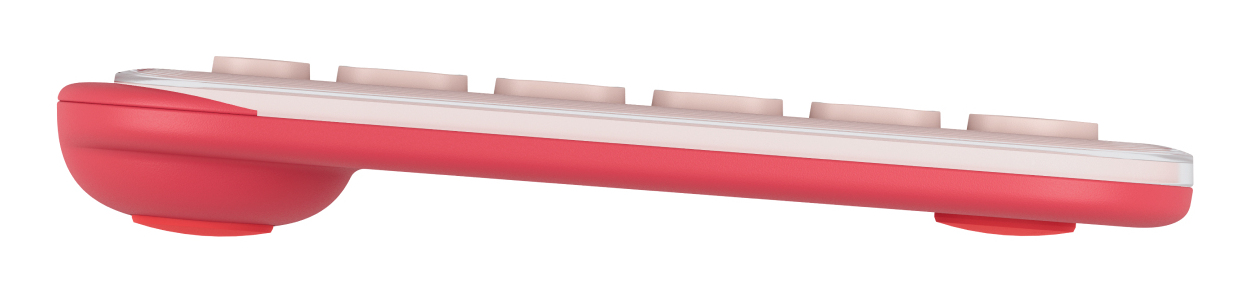 Logitech POP Icon Keys teclado Universal Bluetooth QWERTY Internacional de EE.UU. Rosa, Blanco