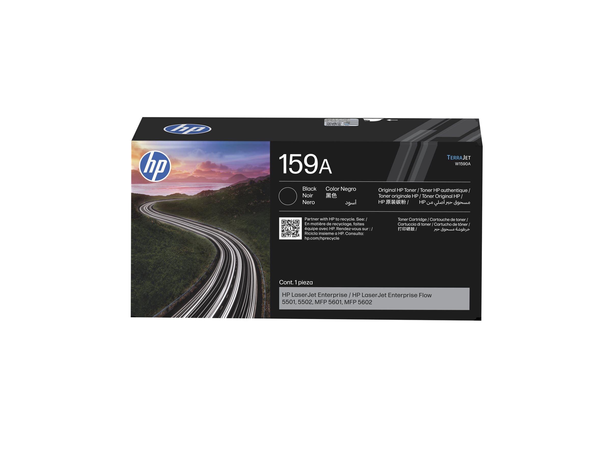 HP 159A - Schwarz - original - LaserJet - Tonerpatrone (W1590A)