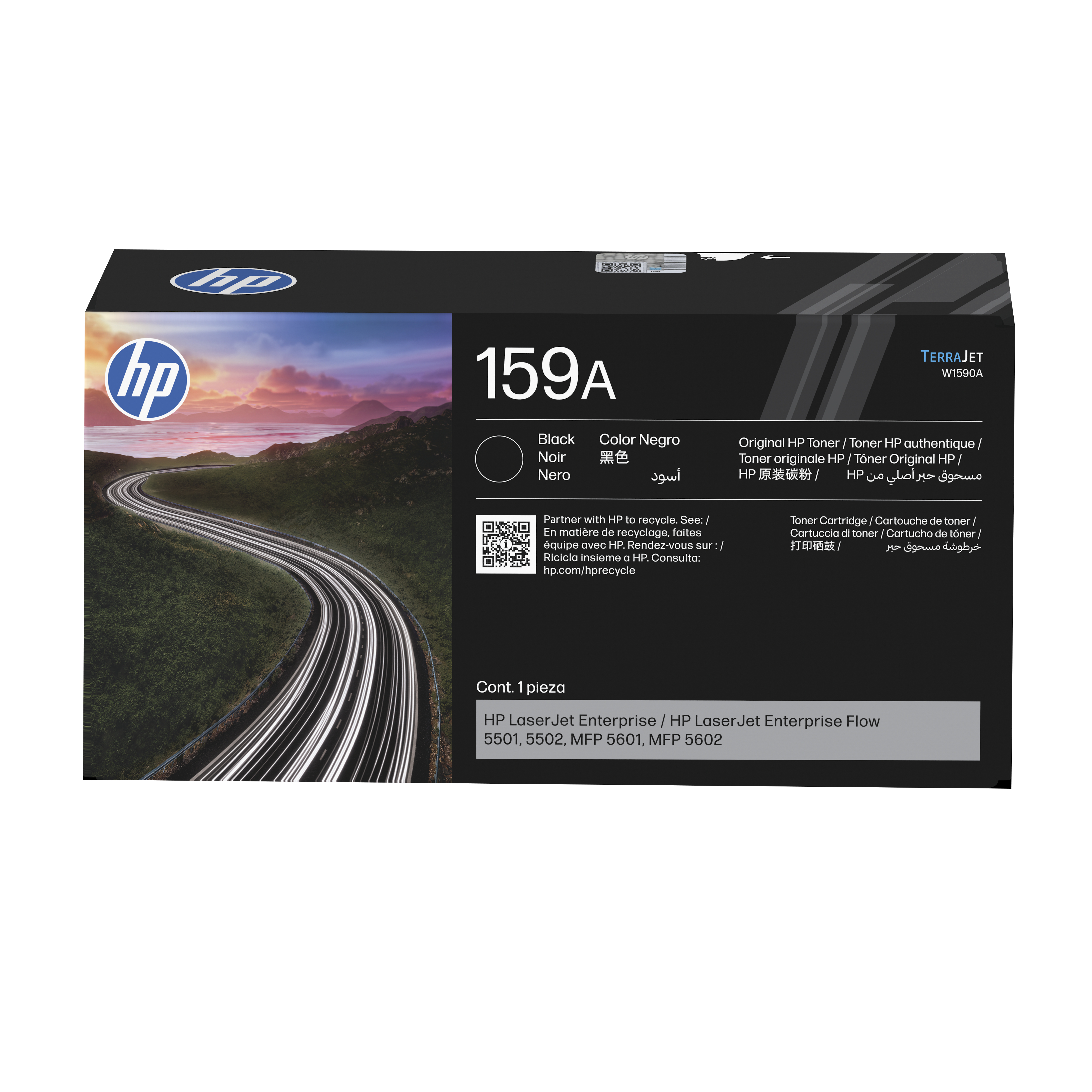 HP 159A - Schwarz - original - LaserJet - Tonerpatrone (W1590A)