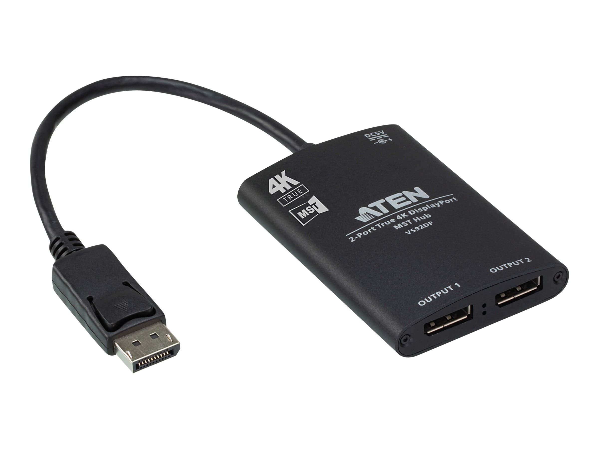 ATEN VS92DP - Video-Verteiler - 2 x DisplayPort