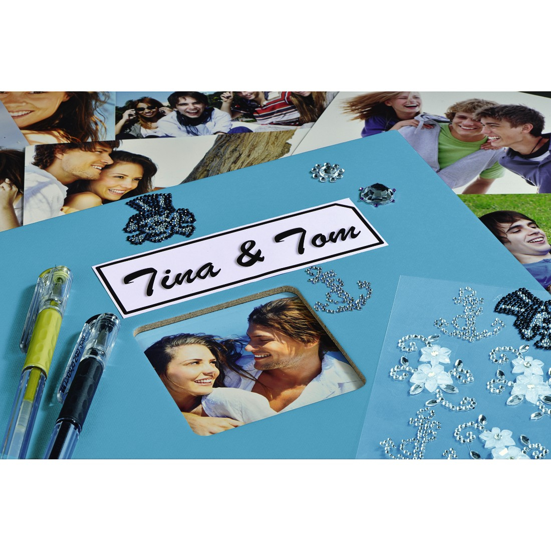 Hama Fine Art �lbum de foto y protector Azul 400 hojas 10 x 15 cm