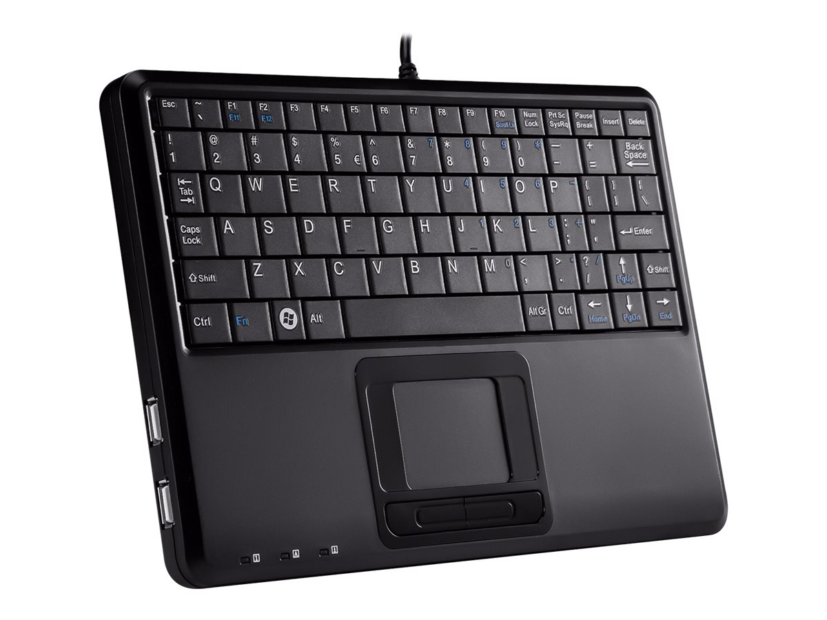 Perixx PERIBOARD-510 H PLUS keyboard Universal USB QWERTY UK English Black