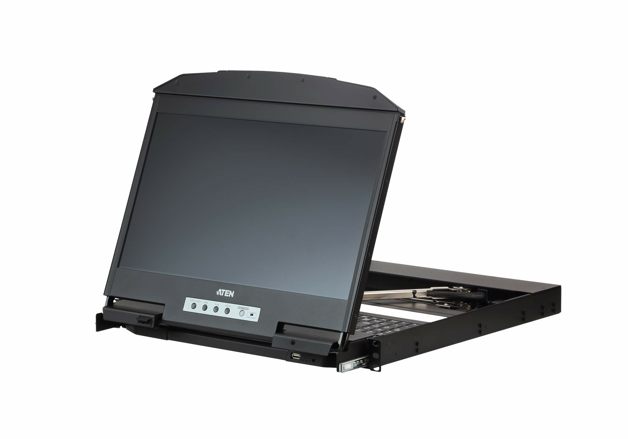 ATEN CL3800NW support dordinateurs 47 cm (18.5) 1920 x 1080 pixels Mtal, Plastique Noir