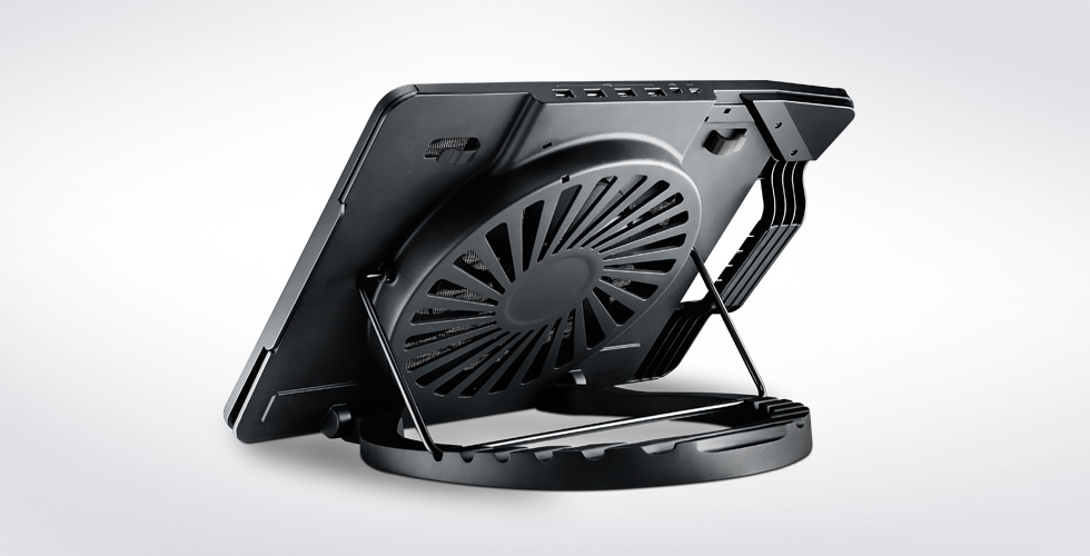 Cooler Master NotePal Ergostand III syst�me de refroidissement pour ordinateurs portables 43,2 cm (17) 800 tr/min Noir