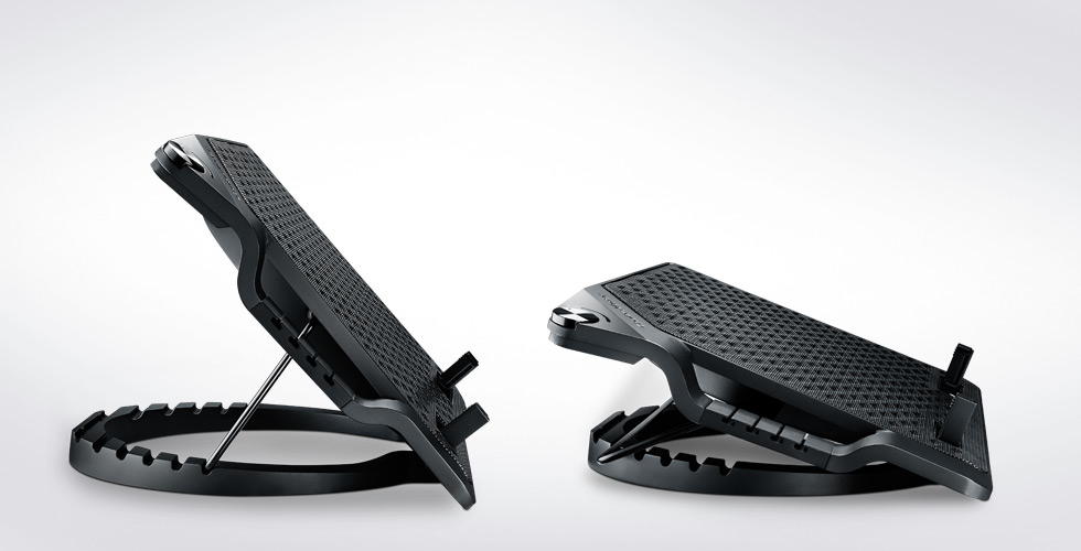 Cooler Master NotePal Ergostand III syst�me de refroidissement pour ordinateurs portables 43,2 cm (17) 800 tr/min Noir
