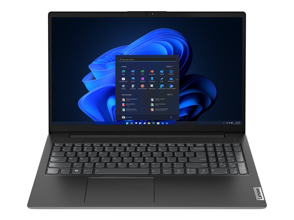 Lenovo V15 G4 ABP AMD Ryzen 7 5825U Port�til 39,6 cm (15.6) Full HD 8 GB DDR4-SDRAM 256 GB SSD Wi-Fi 6 (802.11ax) Windows 11 Pro Alem�n Negro