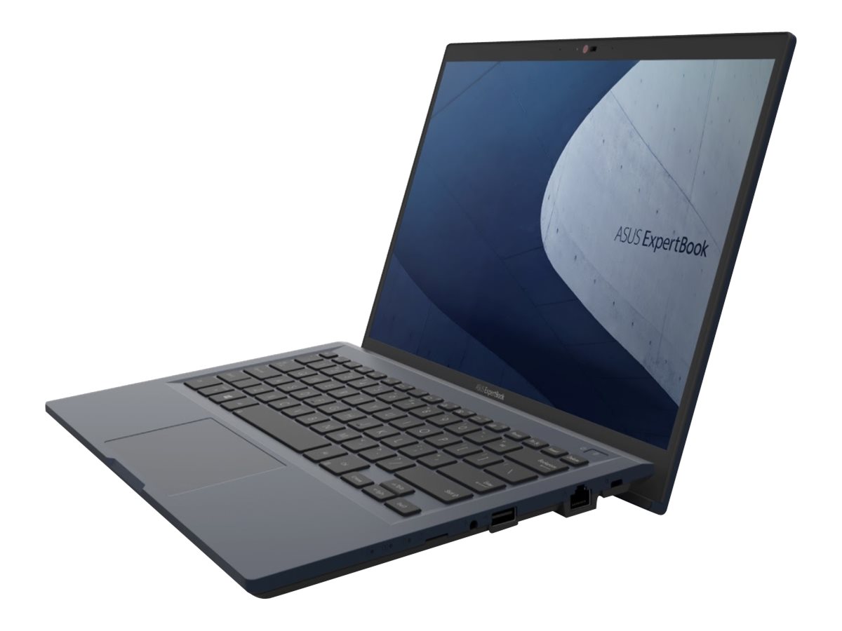 ASUS ExpertBook B1 B1400CEAE-EK1405R - 180-Scharnierdesign - Intel Core i5 1135G7 / 2.4 GHz - Win 10 Pro - Intel Iris Xe Grafikkarte - 8 GB RAM - 512 GB SSD NVMe - 35.6 cm (14)