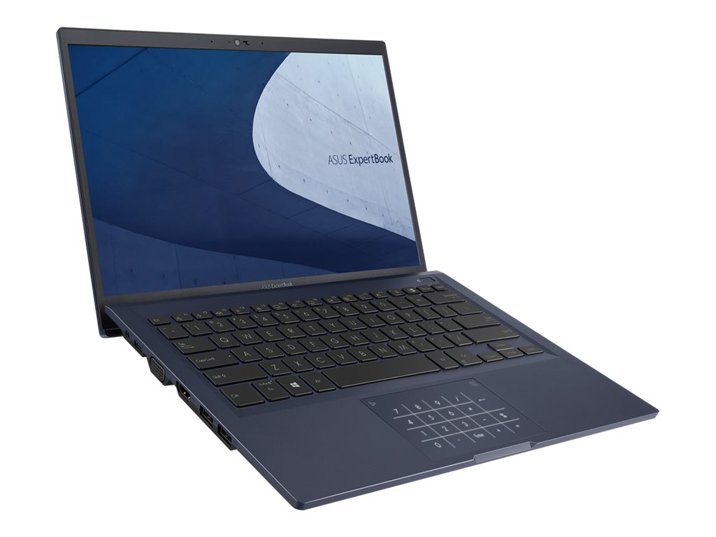 ASUS ExpertBook B1 B1400CEAE-EK1405R - 180-Scharnierdesign - Intel Core i5 1135G7 / 2.4 GHz - Win 10 Pro - Intel Iris Xe Grafikkarte - 8 GB RAM - 512 GB SSD NVMe - 35.6 cm (14)