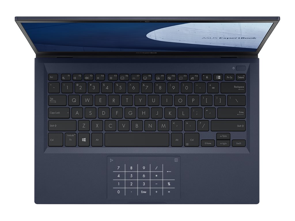 ASUS ExpertBook B1 B1400CEAE-EK1405R - 180-Scharnierdesign - Intel Core i5 1135G7 / 2.4 GHz - Win 10 Pro - Intel Iris Xe Grafikkarte - 8 GB RAM - 512 GB SSD NVMe - 35.6 cm (14)