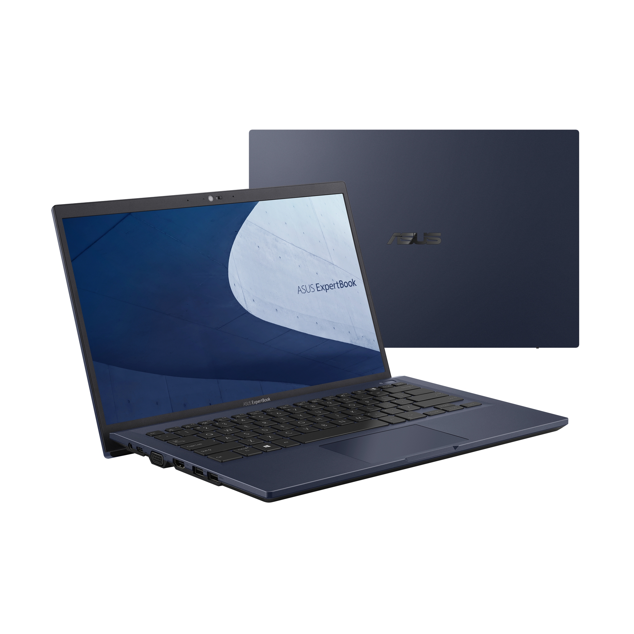 ASUS ExpertBook B1 B1400CEAE-EK1405R - 180-Scharnierdesign - Intel Core i5 1135G7 / 2.4 GHz - Win 10 Pro - Intel Iris Xe Grafikkarte - 8 GB RAM - 512 GB SSD NVMe - 35.6 cm (14)