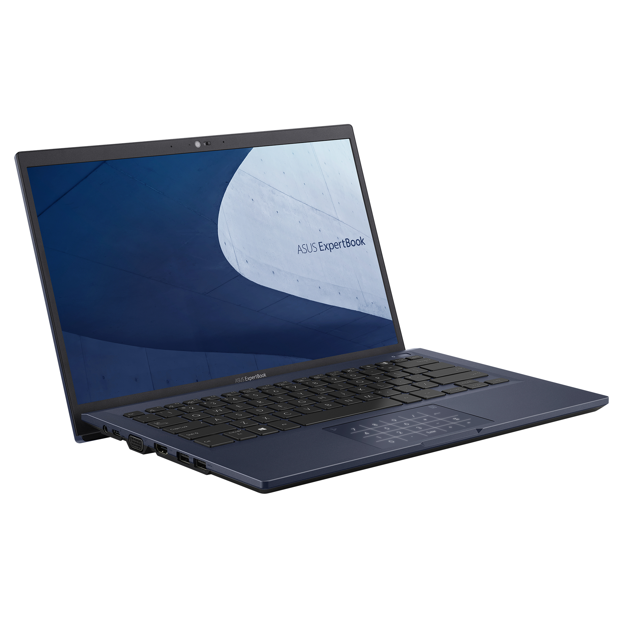 ASUS ExpertBook B1 B1400CEAE-EK1405R - 180-Scharnierdesign - Intel Core i5 1135G7 / 2.4 GHz - Win 10 Pro - Intel Iris Xe Grafikkarte - 8 GB RAM - 512 GB SSD NVMe - 35.6 cm (14)
