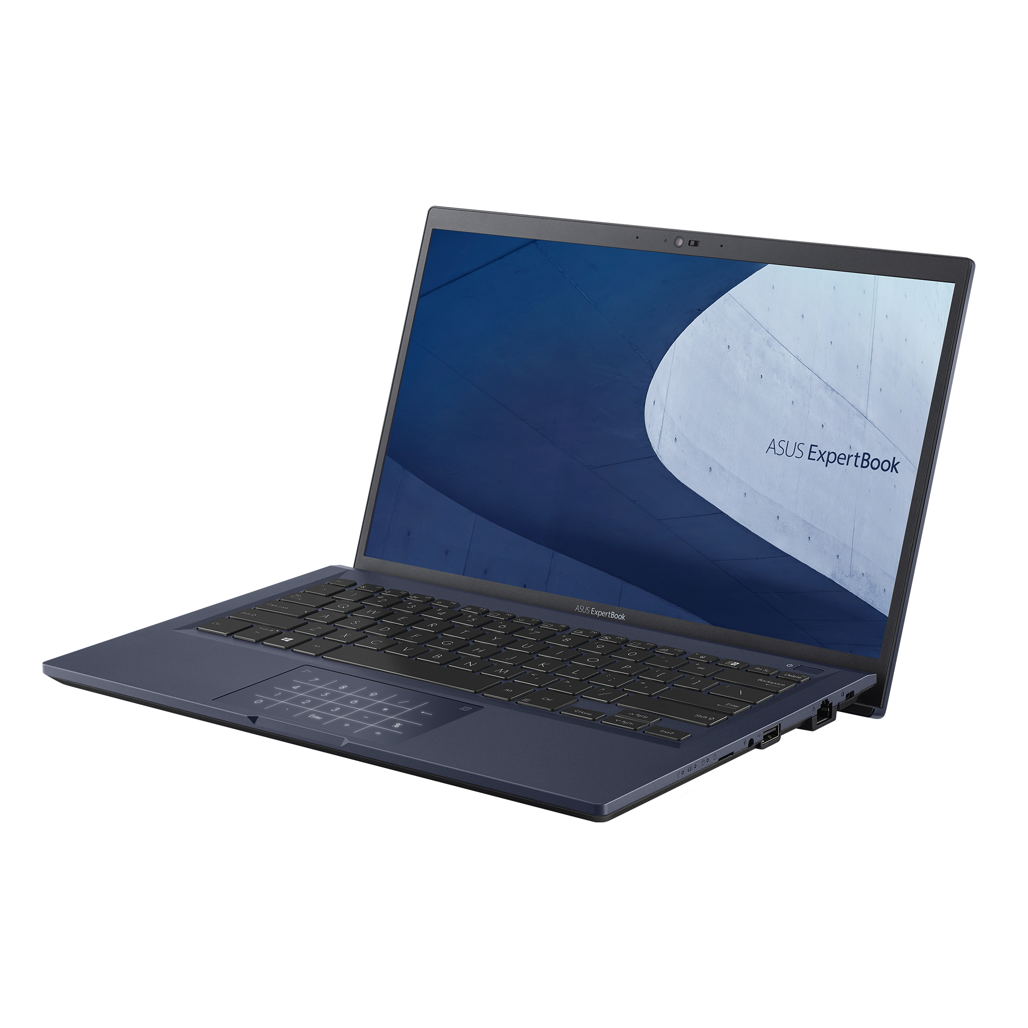 ASUS ExpertBook B1 B1400CEAE-EK1405R - 180-Scharnierdesign - Intel Core i5 1135G7 / 2.4 GHz - Win 10 Pro - Intel Iris Xe Grafikkarte - 8 GB RAM - 512 GB SSD NVMe - 35.6 cm (14)