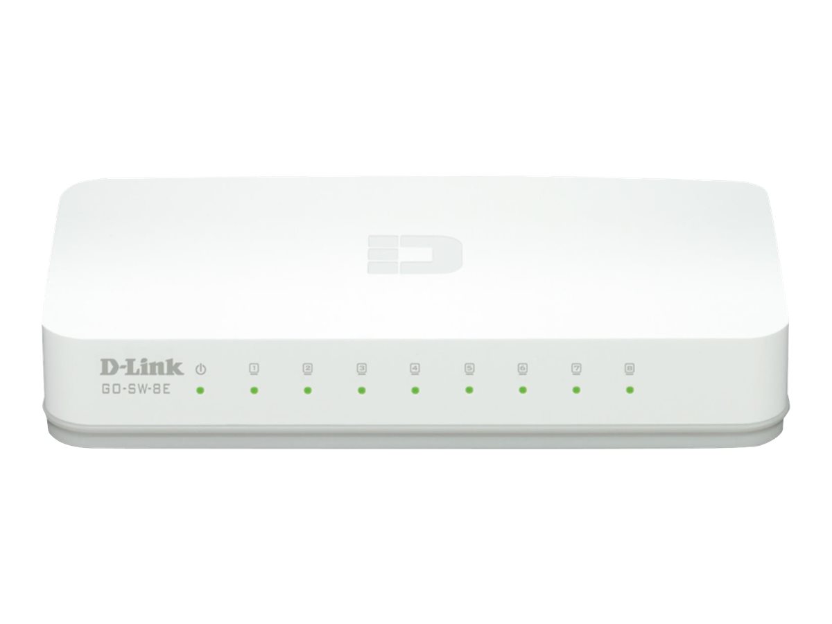 D-Link dlinkgo 8-Port Fast Ethernet Easy Desktop Switch GO-SW-8E