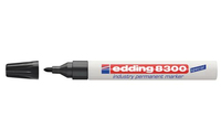 EDDING 8300 - Schwarz - Rundspitze - Schwarz - Wei� - Kunststoff - 1,5 mm - 3 mm