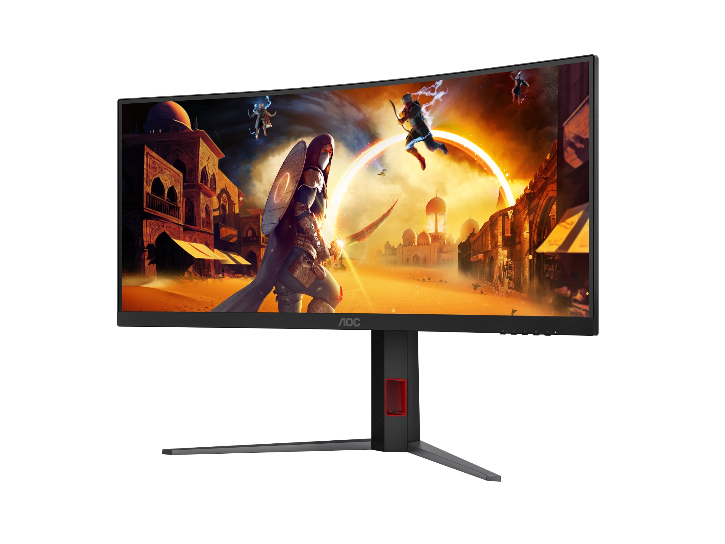 AOC G4 CU34G4Z computer monitor 86.4 cm (34) 3440 x 1440 pixels Wide Quad HD LED Black, Red
