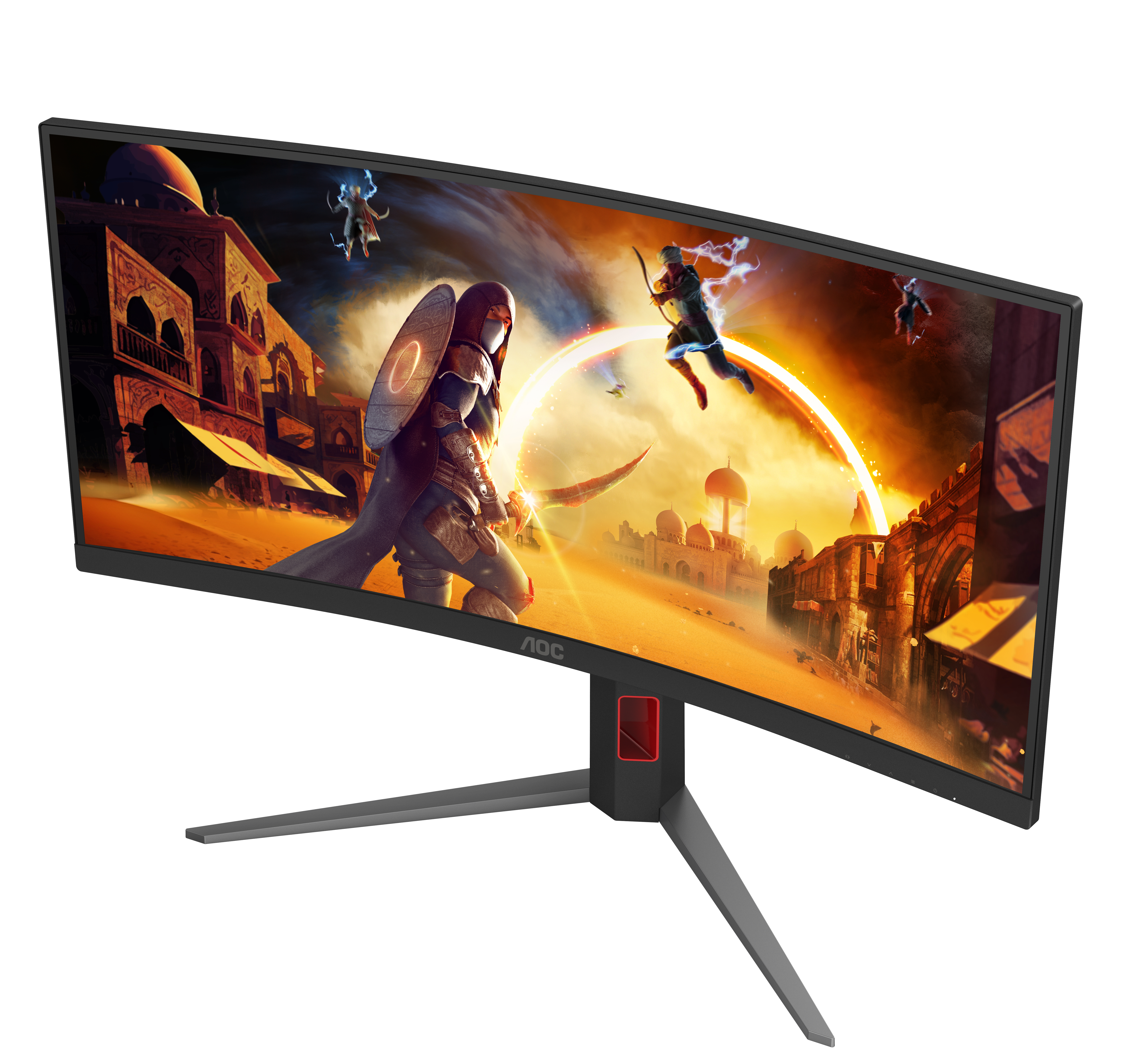 AOC G4 CU34G4Z computer monitor 86.4 cm (34) 3440 x 1440 pixels Wide Quad HD LED Black, Red